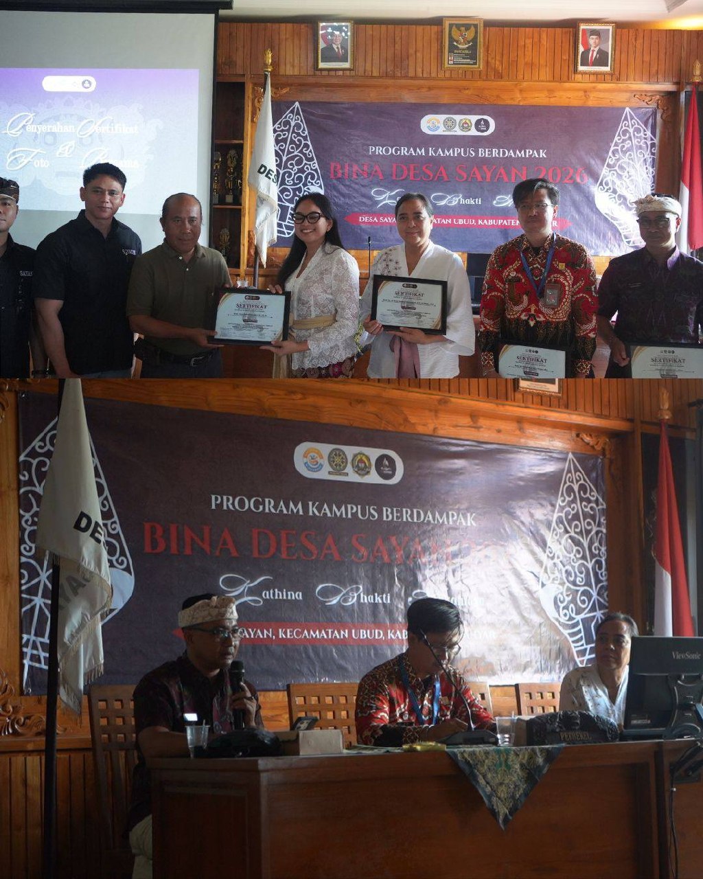 Kelompok Bina Desa Sayan FH Unud Wujudkan Kampus Berdampak Melalui Pelestarian Tradisi Laban Godel