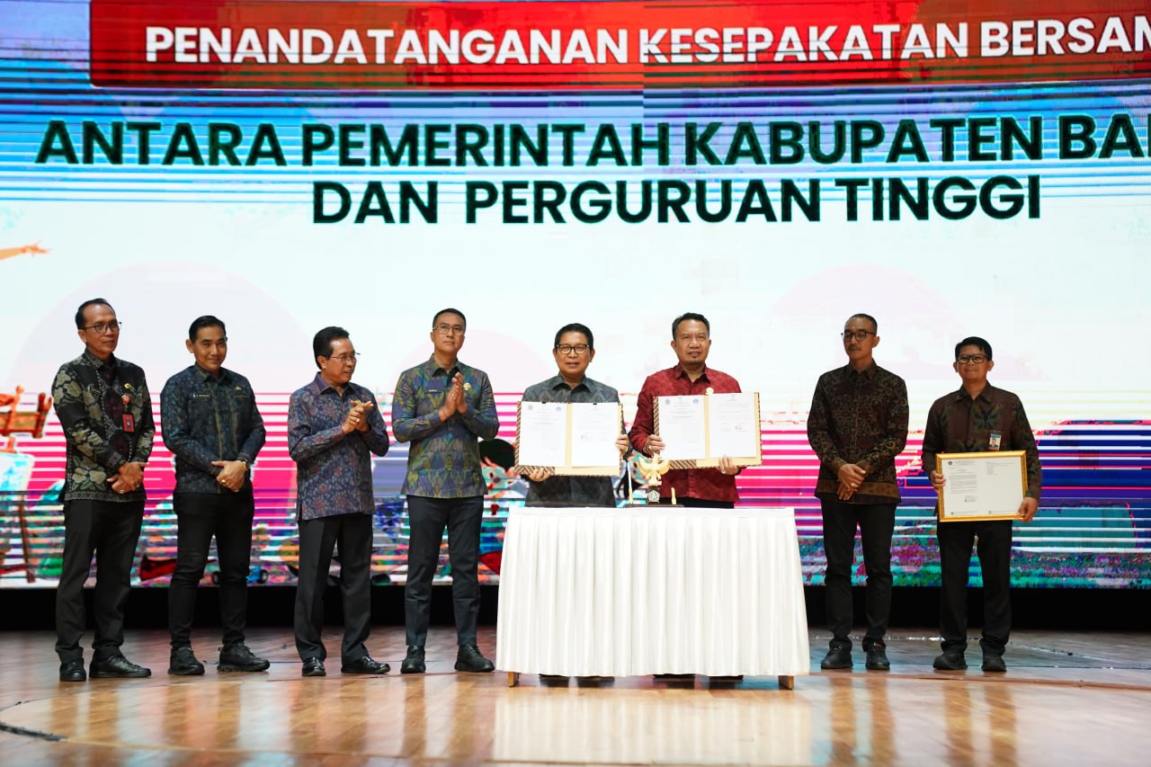 Unud dan Pemkab Badung Tandatangani Kesepakatan Bersama Beasiswa Afirmasi