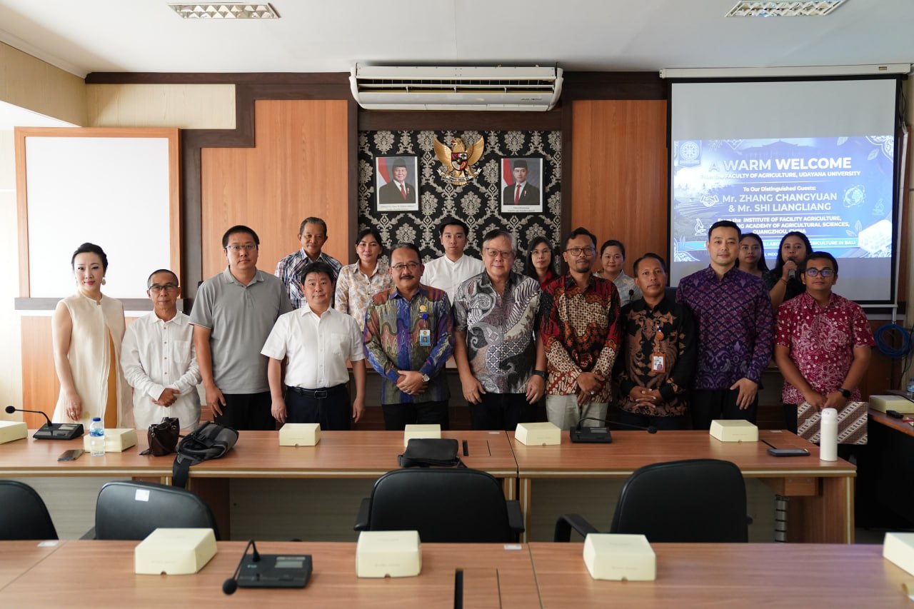 Unud dan China Bangun Kolaborasi di Bidang Pertanian