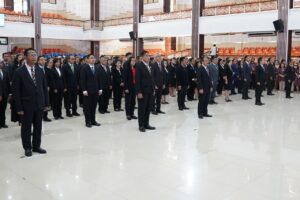 Teguhkan Komitmen Transformasi PTN-BH, Rektor Unud Lantik 213 Pejabat dalam Struktur Organisasi Baru