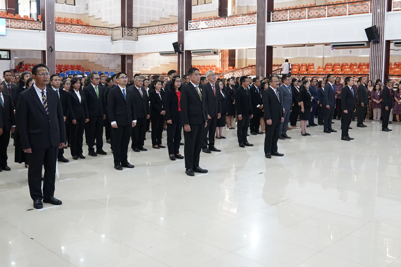 Teguhkan Komitmen Transformasi PTN-BH, Rektor Unud Lantik 213 Pejabat dalam Struktur Organisasi Baru